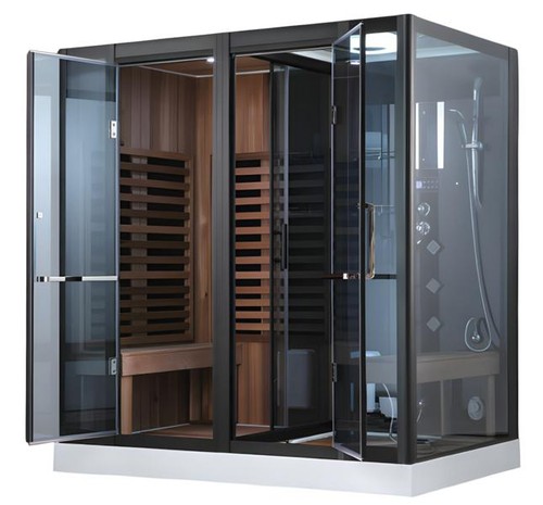 Wellness sauna mit - mit, dusche